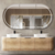 Otti Bondi 1800mm Natural Oak Wall Hung Curve Vanity