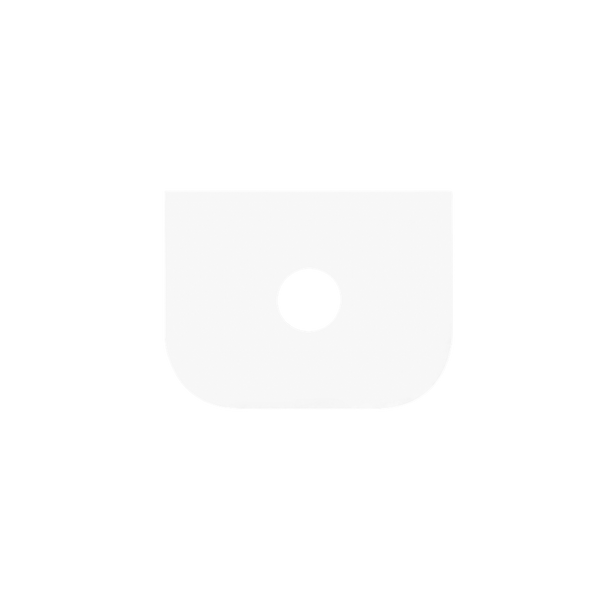 Otti Bondi 600mm Satin White Fluted Wall Hung Curve Vanity