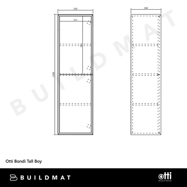 Otti Bondi Woodland Oak Tall Boy