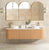 Otti Bondi 1800mm Woodland Oak Fluted Curve Vanity