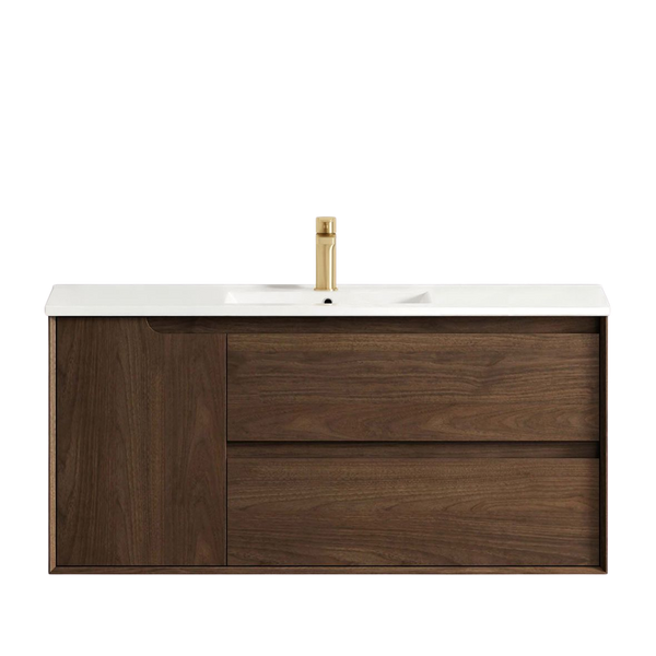 Otti Byron 1200mm Sable Walnut Wall Hung Vanity