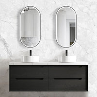 Otti Byron 1500mm Black Oak Wall Hung Vanity