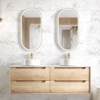 Otti Byron 1500mm Natural Oak Wall Hung Vanity