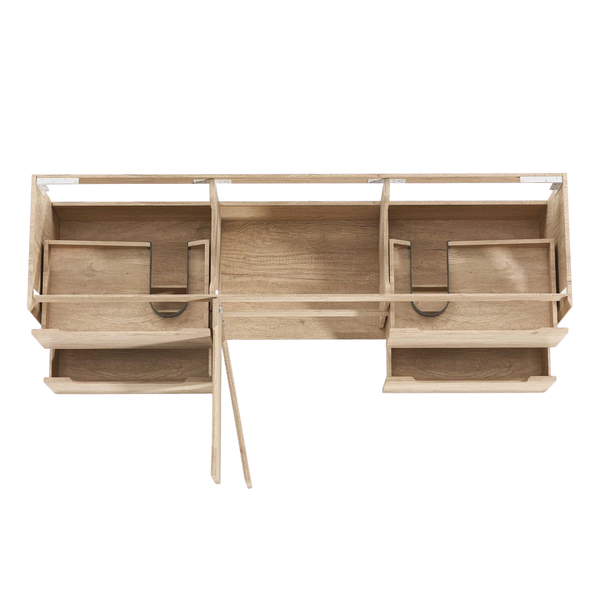 Otti Byron 1800mm Natural Oak Wall Hung Vanity