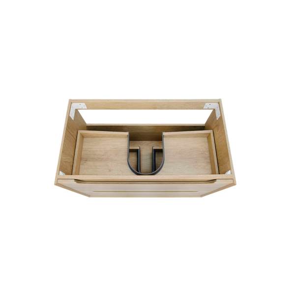 Otti Byron 600mm Natural Oak Wall Hung Vanity