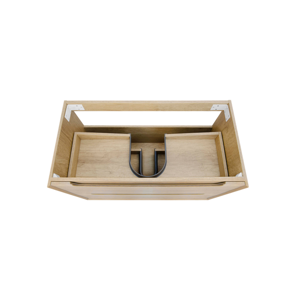 Otti Byron 900mm Natural Oak Wall Hung Vanity