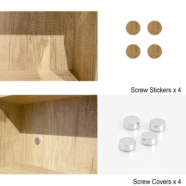 Otti Byron 750mm Natural Oak Shaving Cabinet