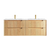 Otti Byron Fluted 1500mm Woodland Oak Wall Hung Vanity with Natural Carrara Top and Undermount Basin