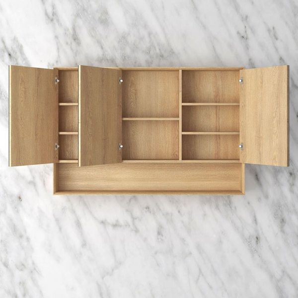 Otti Byron 1200x800mm Shaving Cabinet Woodland Oak