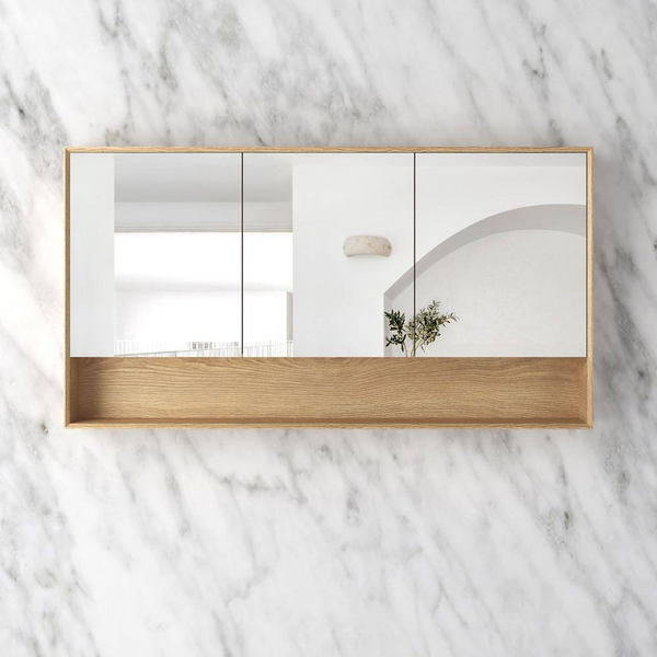 Otti Byron 1500x800mm Shaving Cabinet Woodland Oak