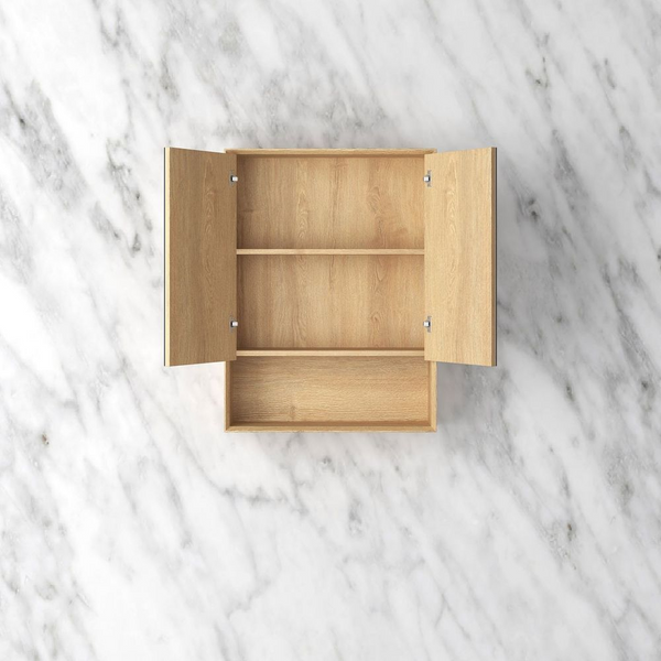 Otti Byron 600x800mm Shaving Cabinet Woodland Oak