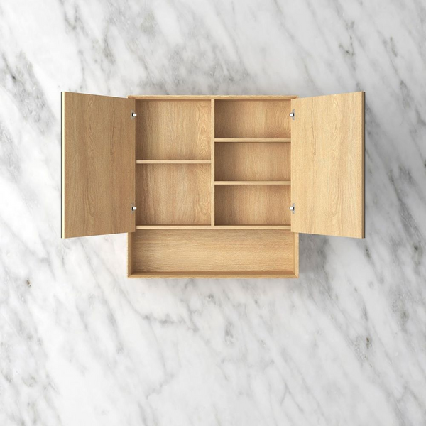 Otti Byron 750x800mm Shaving Cabinet Woodland Oak