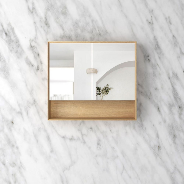 Otti Byron 900x800mm Shaving Cabinet Woodland Oak