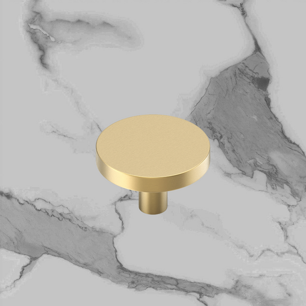 Otti Chloe 32mm Knob Handle Brushed Brass