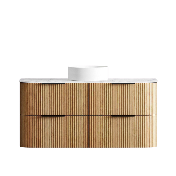 Otti Havana 1200mm Woodland Oak Fluted Wall Hung Vanity