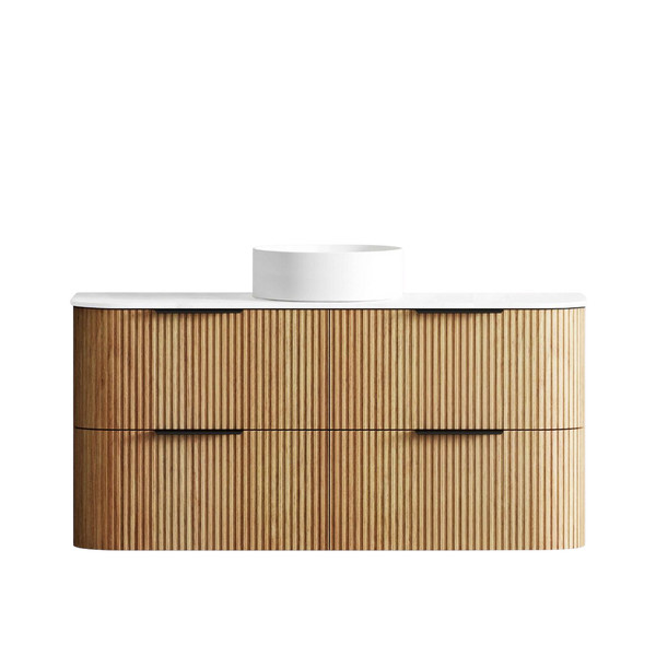 Otti Havana 1200mm Woodland Oak Fluted Wall Hung Vanity