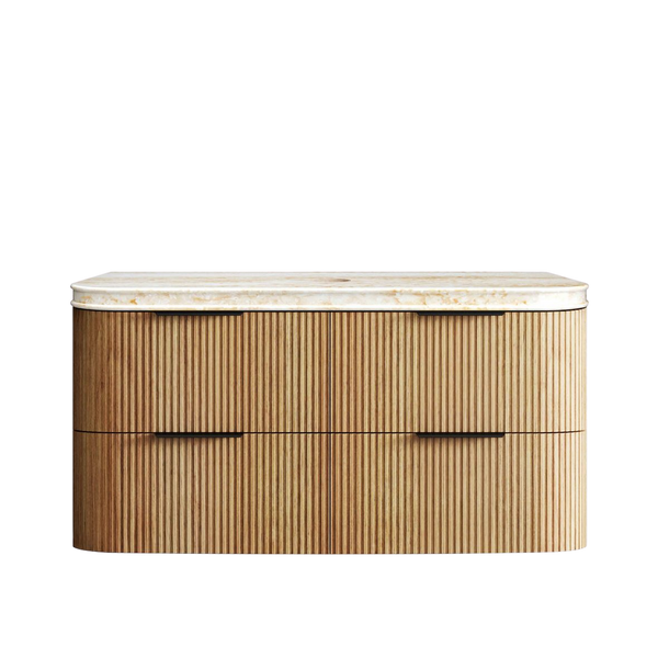 Otti Havana 1200mm Woodland Oak Fluted Wall Hung Vanity