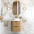 Otti Havana 600mm Woodland Oak Fluted Wall Hung Vanity