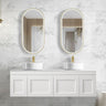Otti Hampton Mark II 1500mm Satin White Wall Hung Vanity