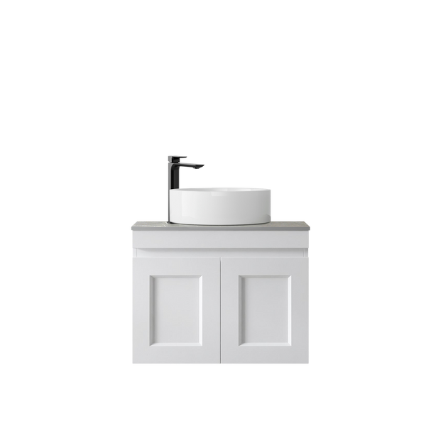 Otti Hampton Mark II 600mm Satin White Wall Hung Vanity
