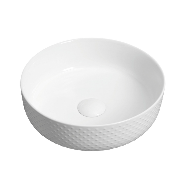 Otti Golf Ball 355x355mm White Basin Gloss White