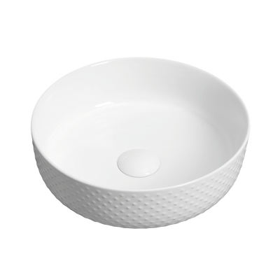 Otti Golf Ball 355x355mm White Basin Gloss White