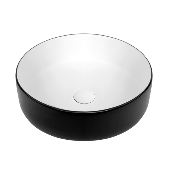 Otti Artis 88 355x355mm Basin Matte Black & Matte White