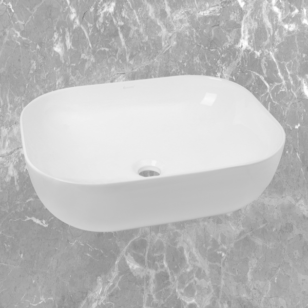 Otti Artis Square 500x395mm Basin Gloss White
