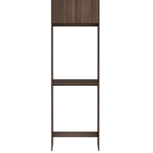Otti Havana Sable Walnut Tall Washing Machine Laundry Cabinet 2100mm