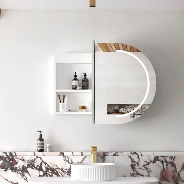 Otti LED Bondi 900mm White Shaving Cabinet Premium Edition