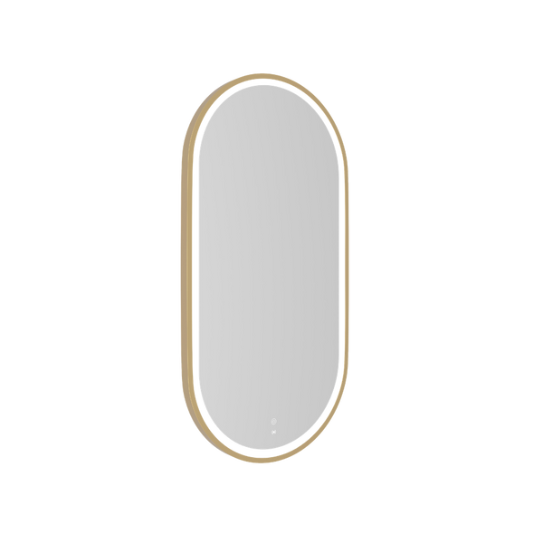 Otti LED Noosa 900mm Gold Metal Frame Mirror