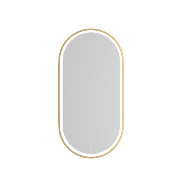 Otti LED Noosa 900mm Gold Metal Frame Mirror