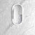 Otti LED Noosa 900mm White Metal Frame Mirror