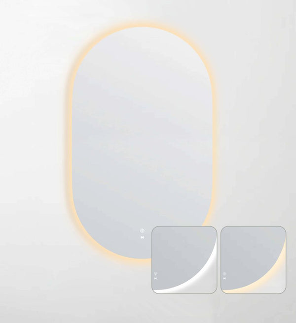 Otti LED Noosa 1200mm Frameless Tuffi Mirror Install Horizontal or Vertical