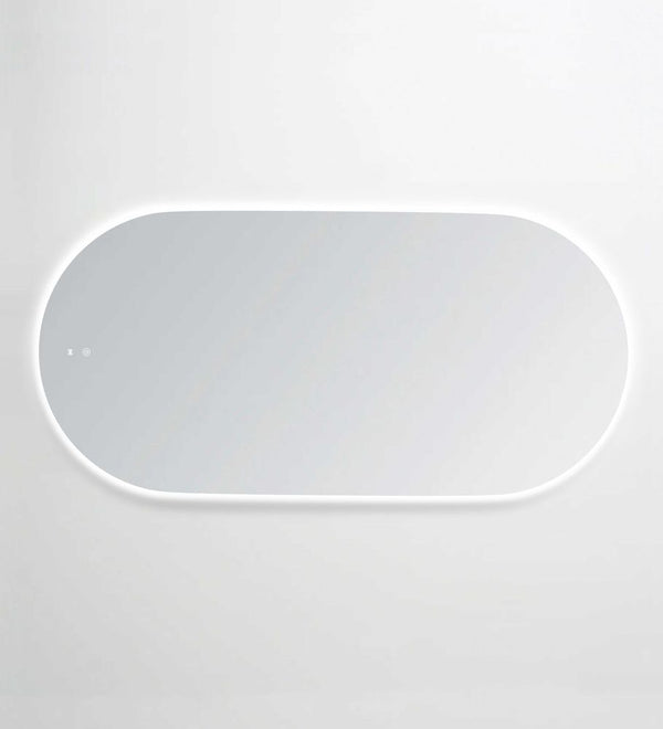 Otti LED Noosa 1500mm Frameless Tuffi Mirror Install Horizontal or Vertical