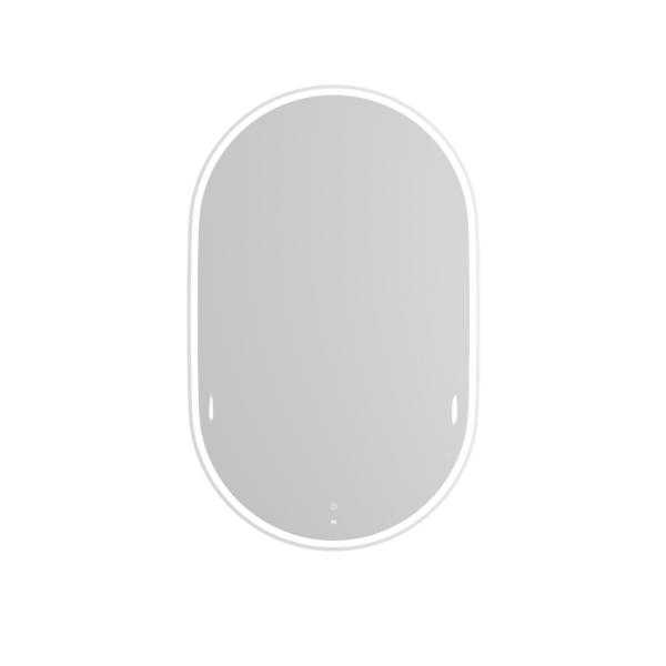 Otti LED Noosa 1200mm White Metal Frame Mirror Install Horizontal or Vertical