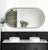 Otti LED Noosa 1500mm Black Metal Frame Mirror Install Horizontal or Vertical