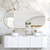 Otti LED Noosa 1800mm Gold Metal Frame Mirror Install Horizontal or Vertical