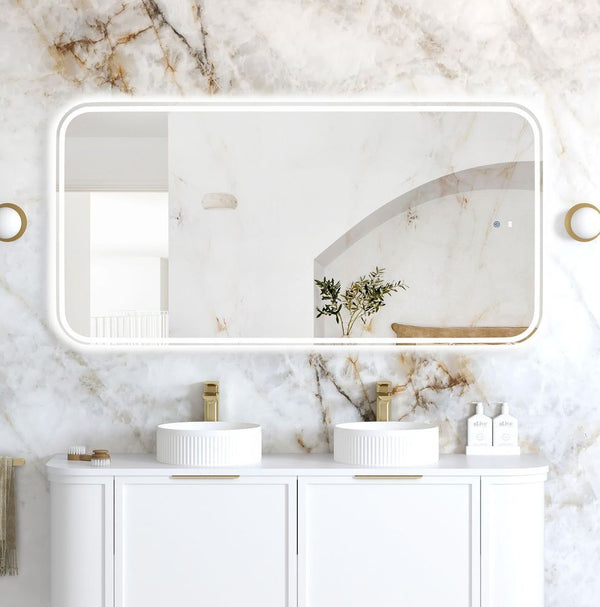 Otti LED Newport 1500mm Frameless Mirror Install Horizontal or Vertical