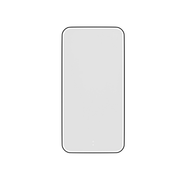 Otti LED Newport 1500mm Black Metal Frame Mirror Install Horizontal or Vertical