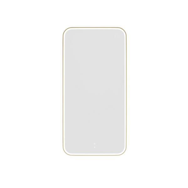 Otti LED Newport 1500mm Gold Metal Frame Mirror Install Horizontal or Vertical