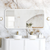 Otti LED Newport 1500mm White Metal Frame Mirror Install Horizontal or Vertical