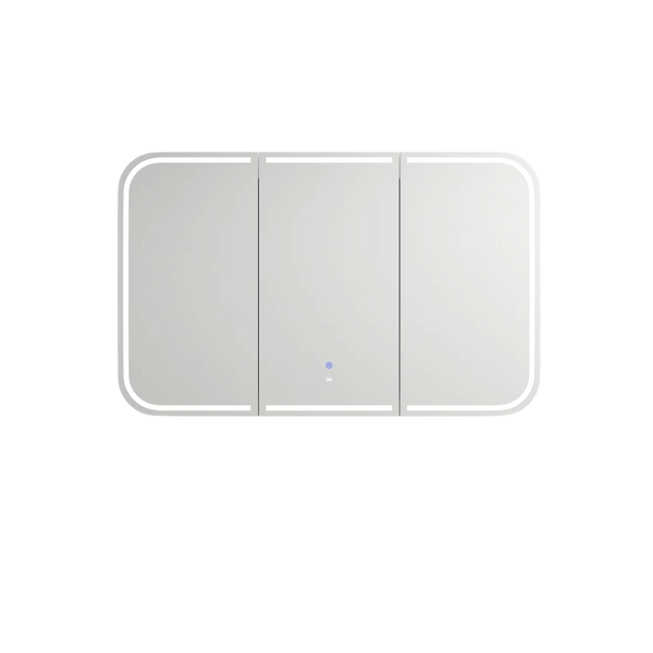 Otti LED Newport 1200mm Black Oak Shaving Cabinet Premium Edition