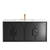 Otti Laguna 1200mm Black American Oak Wall Hung Vanity with Natural Carrara Marble Top and Undermount Basin