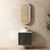 Otti Laguna 600mm Black American Oak Wall Hung Vanity