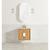 Otti Laguna 600mm Natural American Oak Wall Hung Vanity with Natural Carrara Marble Top and Undermount Basin