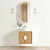 Otti Laguna 600mm Natural American Oak Wall Hung Vanity