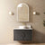 Otti Laguna 900mm Black American Oak Wall Hung Vanity