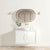 Otti Laguna 900mm Satin White Wall Hung Vanity