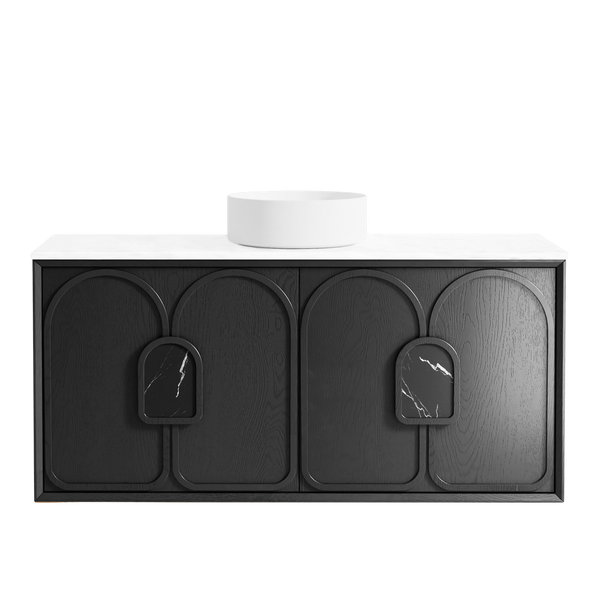 Otti Laguna Mark II 1200mm Black Oak Wall Hung Vanity